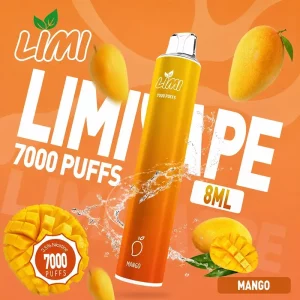 LIMI 7000 Puffs｜650mAh 可充電｜3.5%濃度｜16款口味 多肉芒芒