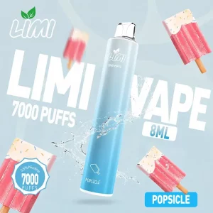 LIMI 7000 Puffs｜650mAh 可充電｜3.5%濃度｜16款口味 老冰棍