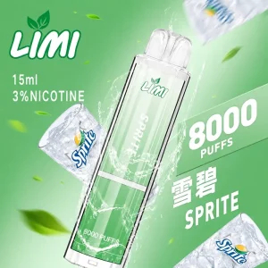 LIMI 8000 Puffs｜發光｜700mAh｜3%濃度｜11款口味 雪碧